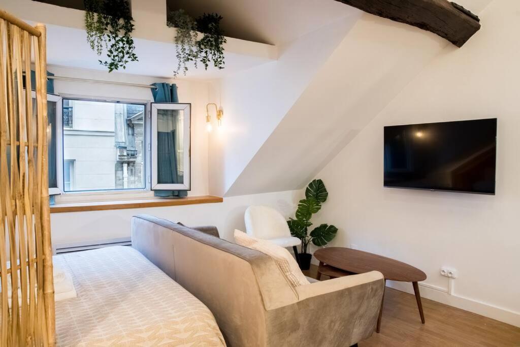 Spacious Studio In Paris Hyper Center - Smart Tv & Wifi - 4P Экстерьер фото